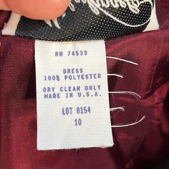 Michaelangelo Burgundy Dress Chiffon Wide Strap Dramatic Shoulder Trains Size 10 - Picture 9 of 14